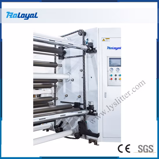 Rebobinador de papel revestido de silicone enorme de 1800 mm